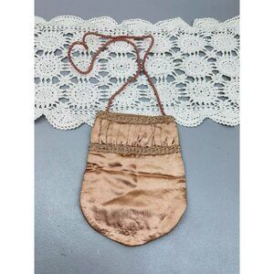 Vintage Silk Pouch Bag 100% Ravonne Made In India, Rare Find